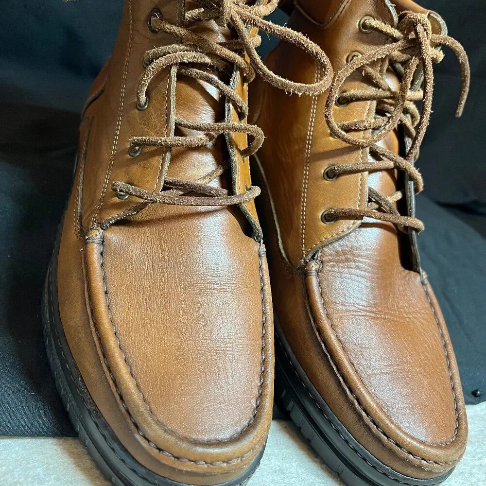 COACH | Vintage Tan Leather Boots| Wmns Sz 9.5 - Picture 3 of 12